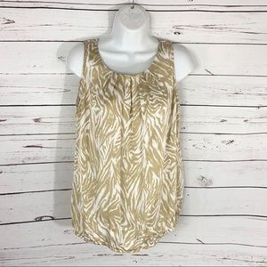 2for$10 🛍️ Violet & Claire Gold Zebra Print size M